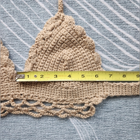 Handmade crochet festival bralette - Picture 7 of 10